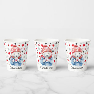 Canada Day themed Paper Cups