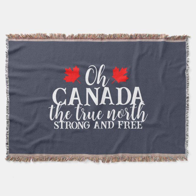 Canada Day  Throw Blanket (Front)