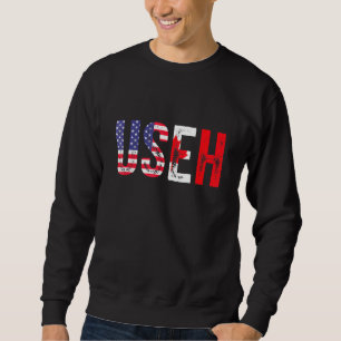 Canada Day Useh Canadian Us Canada Flag Maple Leaf Sweatshirt