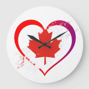 Canada Day Wall Clock