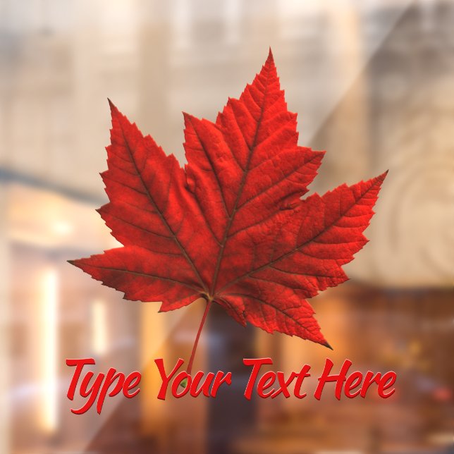 Canada Decal Canada Maple Leaf Window Decal (Sheet 2)