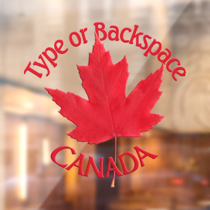 Canada Decals Personalise Cool Canada Window Decal
