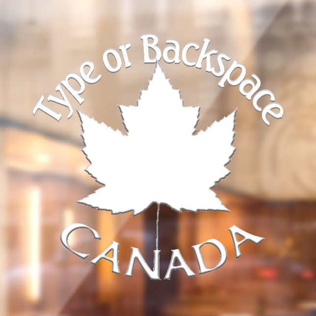 Canada Decals Personalise Cool Canada Window Decal (Sheet 2)