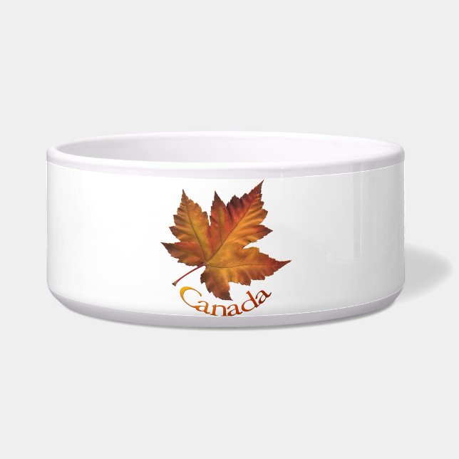 Canada Dog Dish Canada Maple Leaf Pet Souvenir (Front)
