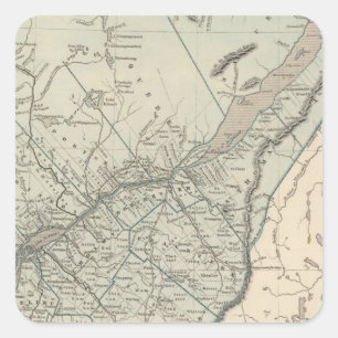 Canada East Square Sticker