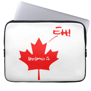 Canada Eh! Funny Canadian Pride Laptop Sleeve