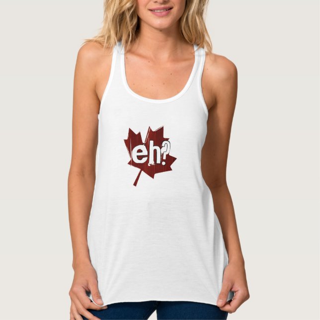Canada Eh? T-shirt Singlet (Front)