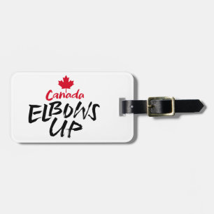 CANADA Elbows Up red maple is not for sale to USA Luggage Tag
