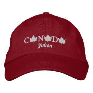 Canada Embroidered Red Ball Cap - Yukon