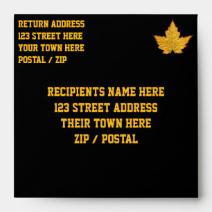 Canada Envelopes Personalised Gold Medal Envelope
