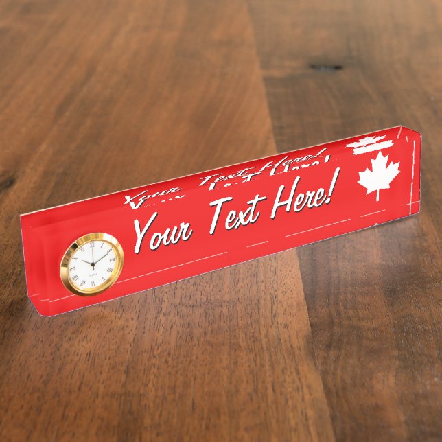 Canada Established 1867 Anniversary 150 Years Nameplate (Side)