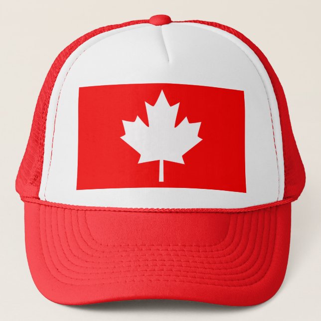 Canada Established 1867 Anniversary 150 Years Trucker Hat (Front)