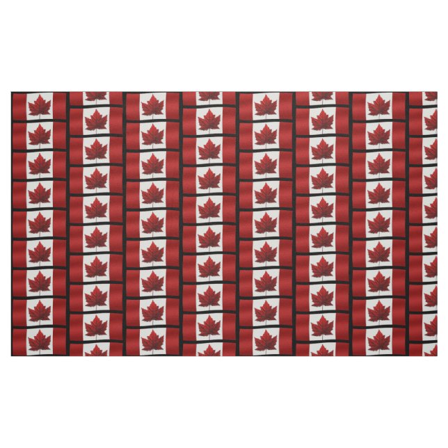 Canada Fabric Canada Flag Fabric Customised Fabric (Fat Quarter)