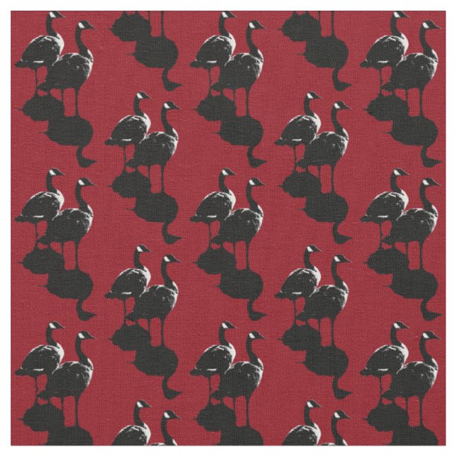 Canada Fabric Canada Goose Fabric Waterfowl Fabric (Close Up)