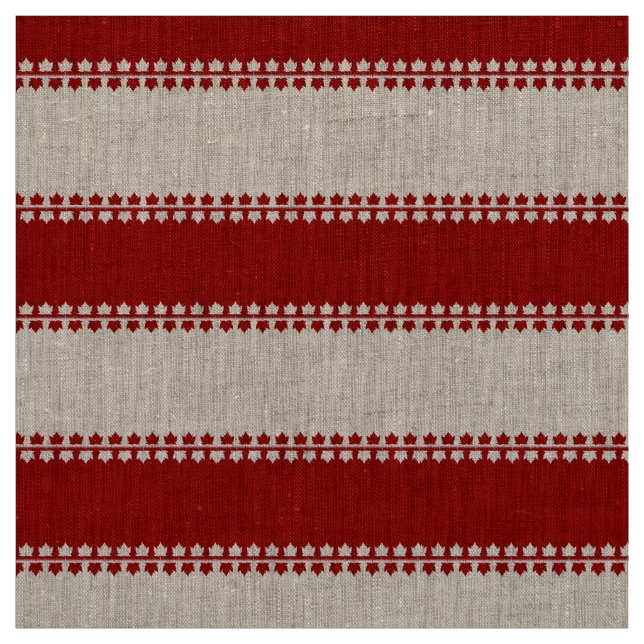 Canada Fabric Canada Maple Leaf Fabric Flag Fabric (Swatch)