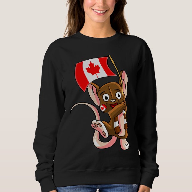 Canada Fan Mouse Sweatshirt (Front)