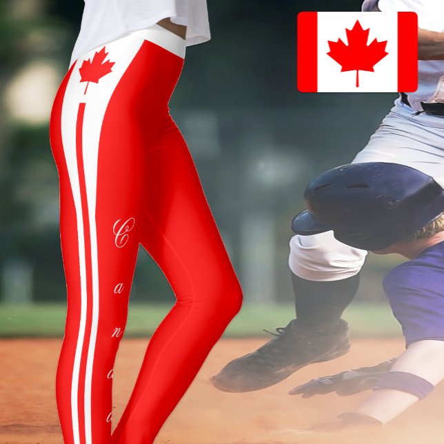 Canada fashion leggings, Canadian Flag /sports Leggings (Creator Uploaded)