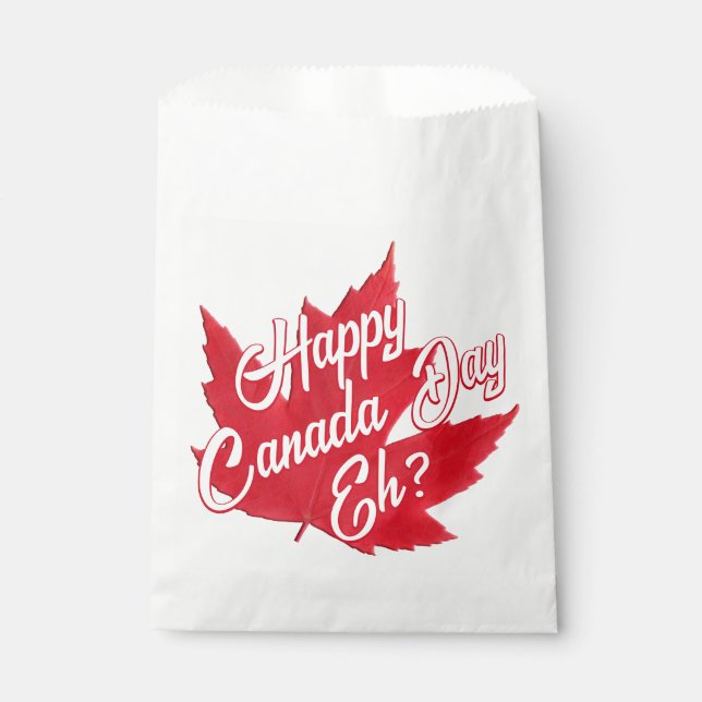 Canada Favour Bag Personalise Canada Gift Bags (Front)