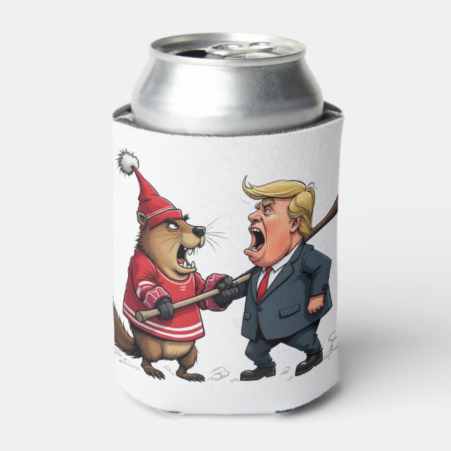 Canada fighting Trump Can Cooler (Can Front)