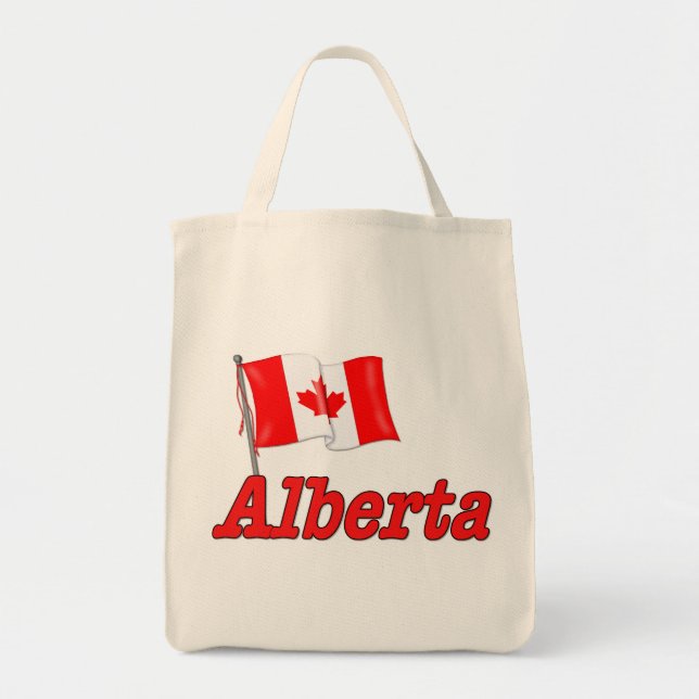 Canada Flag - Alberta Tote Bag (Front)