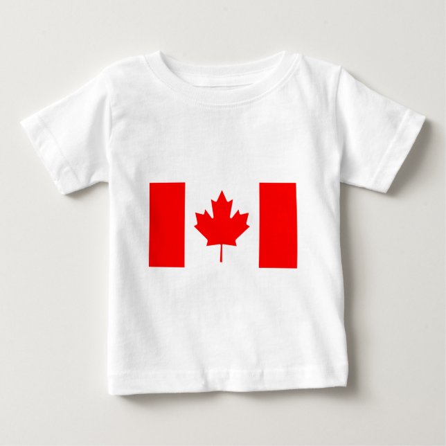 Canada flag baby T-Shirt (Front)