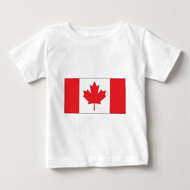Canada Flag Baby T-Shirt (Front)