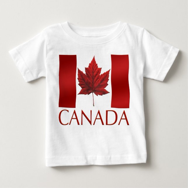 Canada Flag Baby  T-shirt Canada Baby T-shirt (Front)