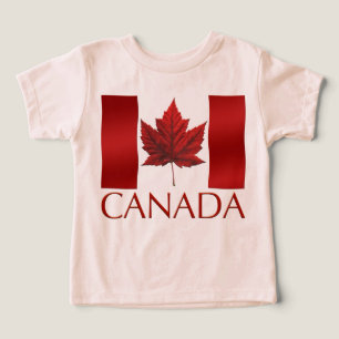 Canada Flag Baby Tootoo Canada Baby Bodysuits