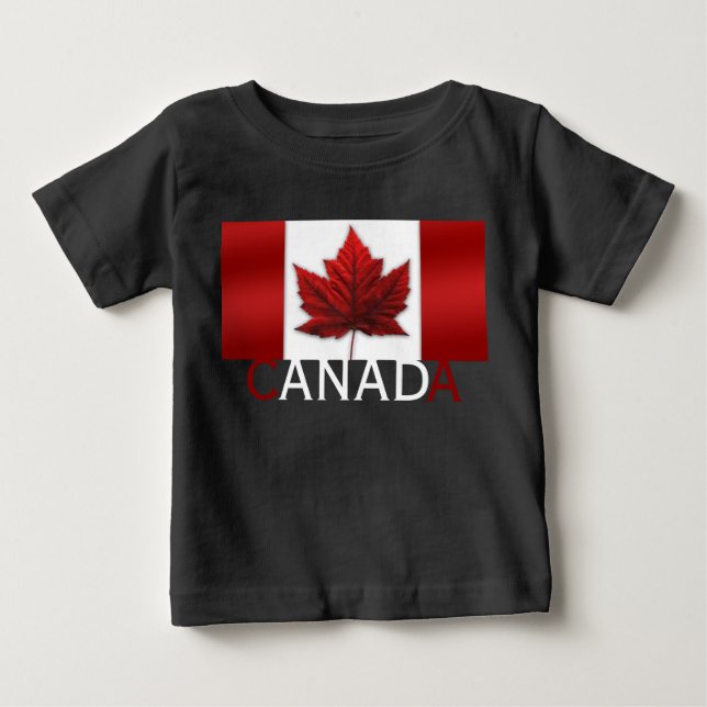 Canada Flag Baby's Hoodie Shirt Canada Souvenirs (Front)