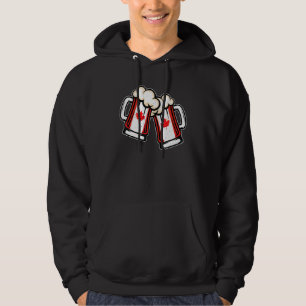Canada Flag Beer Mug  Cool Canadian Beer Hoodie