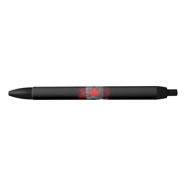 Canada flag black ink pen (Front)