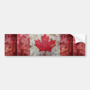 CANADA FLAG BUMPER STICKER