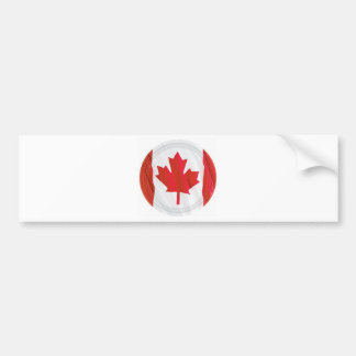 canada flag bumper sticker