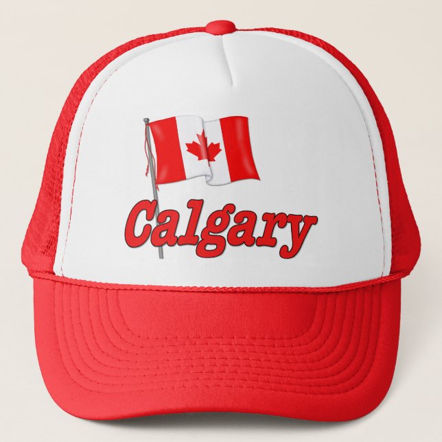 Canada Flag - Calgary Trucker Hat (Front)