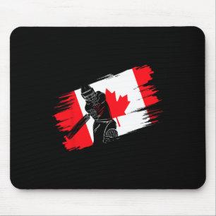 Canada Flag Canada Cricket Fan Player Coach Umpire Mouse Pad