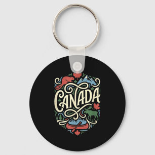 Canada flag canadian maple leaf outdoor & key ring