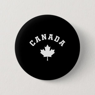 Canada Flag Canadian Vacation Fishing Hiking Skiin 6 Cm Round Badge