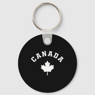Canada Flag Canadian Vacation Fishing Hiking Skiin Key Ring