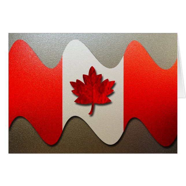 Canada Flag-Chrome by Shirley Taylor (Front Horizontal)
