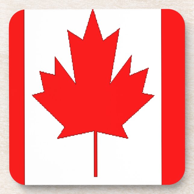 Canada flag coaster (Front)