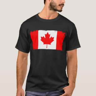 Canada flag distressed T-Shirt