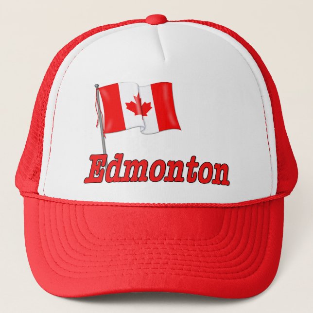 Canada Flag - Edmonton Trucker Hat (Front)
