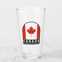 Canada Flag Emblem Distressed Vintage