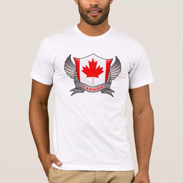 Canada Flag Emblem T-Shirt (Front)