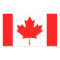 Canada* Flag European-style Oval Sticker