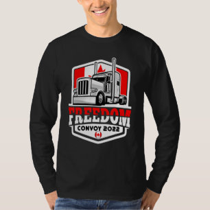 Canada Flag Freedom Convoy 2022 T-Shirt