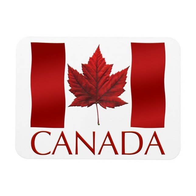 Canada Flag Fridge Magnet Canada Maple Leaf Magnet (Horizontal)