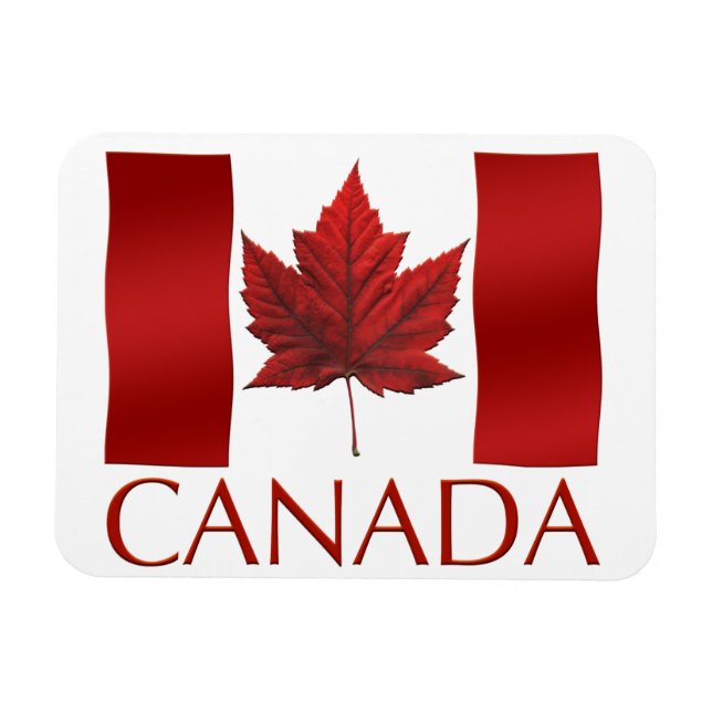 Canada Flag Fridge Magnet Canada Maple Leaf Magnet (Horizontal)