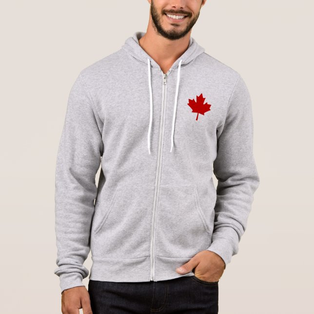 canada flag hoodie (Front)