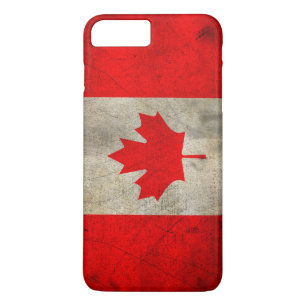 Canada Flag in Grunge Case-Mate iPhone Case